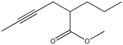 6-オクチン-4-カルボン酸メチル 化学構造式