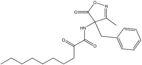 3-Methyl-4-benzyl-4-[(1,2-dioxodecyl)amino]isoxazol-5(4H)-one