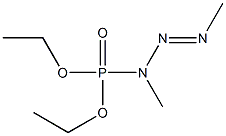 1,3-Dimethyltriazen-3-ylphosphonic acid diethyl ester Structure