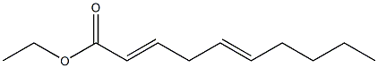 2,5-Decadienoic acid ethyl ester,,结构式