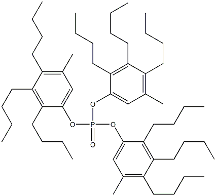 Phosphoric acid tris(methyltributylphenyl) ester Struktur
