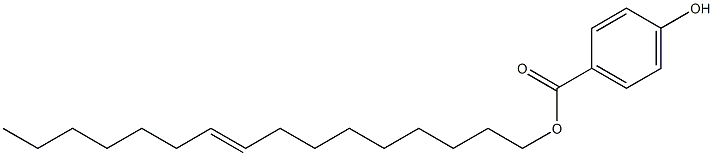 4-ヒドロキシ安息香酸9-ヘキサデセニル 化学構造式