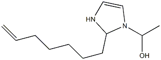 1-(1-Hydroxyethyl)-2-(6-heptenyl)-4-imidazoline