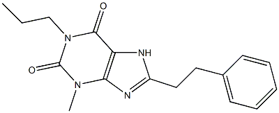 3-Methyl-1-propyl-8-(2-phenylethyl)xanthine