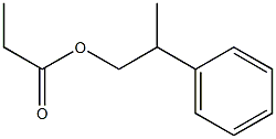 プロパン酸2-フェニルプロピル 化学構造式