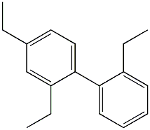 2,2',4-Triethyl-1,1'-biphenyl,,结构式