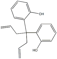 2,2'-(1,6-Heptadien-4-ylidene)bisphenol Structure