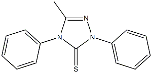  2,4-Dihydro-2,4-diphenyl-5-methyl-3H-1,2,4-triazole-3-thione