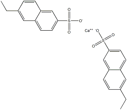 Bis(6-ethyl-2-naphthalenesulfonic acid)calcium salt 结构式