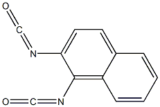 1,2-Naphthalenediyldiisocyanate,,结构式