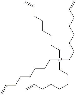 N,N,N,N-Tetra(7-octenyl)aminium Structure