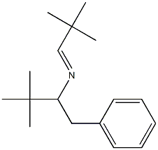 N-(1-Benzyl-2,2-dimethylpropyl)-2,2-dimethyl-1-propanimine Struktur
