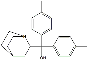 (Quinuclidin-2-yl)bis(p-methylphenyl)methanol Structure