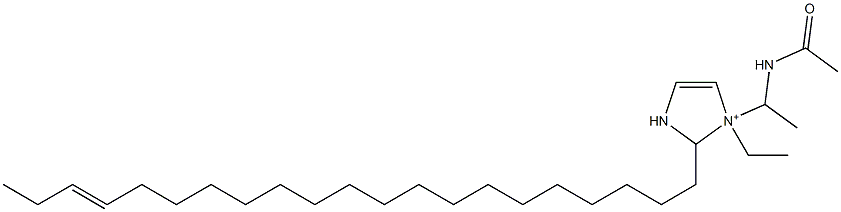 1-[1-(Acetylamino)ethyl]-1-ethyl-2-(18-henicosenyl)-4-imidazoline-1-ium Structure