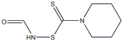 N-[Piperidino(thiocarbonyl)thio]formamide Structure