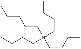 N,N,N-トリブチル-1-ペンタンアミニウム 化学構造式