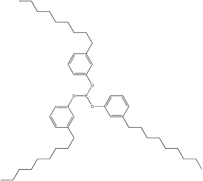 Phosphorous acid tris(3-nonylphenyl) ester 结构式