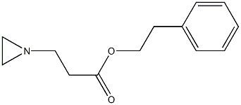 1-Aziridinepropionic acid phenethyl ester,,结构式