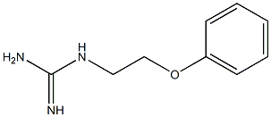 1-(2-フェノキシエチル)グアニジン 化学構造式