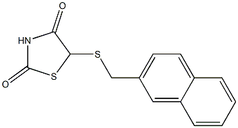 5-(2-Naphthalenylmethylthio)thiazolidine-2,4-dione