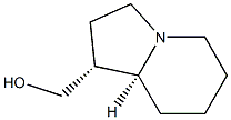 (1R,8aS)-オクタヒドロインドリジン-1-メタノール 化学構造式