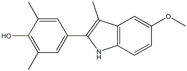 4-(5-Methoxy-3-methyl-1H-indol-2-yl)-2,6-dimethylphenol