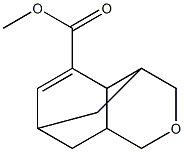 3,4,4a,7,8,8a-Hexahydro-4,7-methano-1H-2-benzopyran-5-carboxylic acid methyl ester Structure