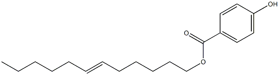 4-ヒドロキシ安息香酸6-ドデセニル 化学構造式