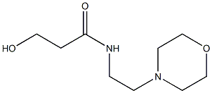 N-(2-Morpholinoethyl)-3-hydroxypropionamide 结构式