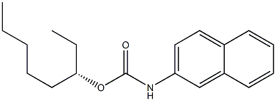 (+)-N-(2-ナフタレニル)カルバミン酸(S)-1-エチルヘキシル 化学構造式