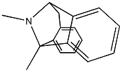 N-メチル-5-メチル-10,11-ジヒドロ-5H-ジベンゾ[a,d]シクロヘプテン-5,10-イミン 化学構造式