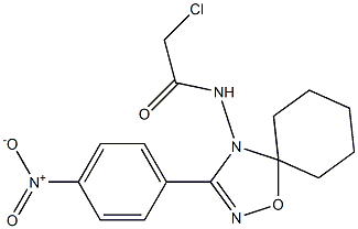 2-Chloro-N-[3-(4-nitrophenyl)-5,5-pentamethylene-1,2,4-oxadiazol-4(5H)-yl]acetamide