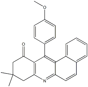 8,9-Dihydro-9,9-dimethyl-12-(4-methoxyphenyl)benz[a]acridin-11(10H)-one