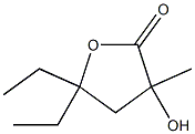 3-Hydroxy-3-methyl-5,5-diethyl-4,5-dihydrofuran-2(3H)-one