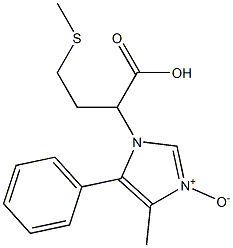 2-[(4-Methyl-5-phenyl-1H-imidazole 3-oxide)-1-yl]-4-(methylthio)butanoic acid