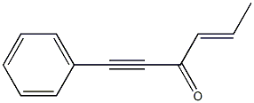 4-Oxo-6-phenyl-2-hexene-5-yne Structure