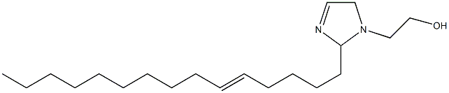 2-(5-Pentadecenyl)-3-imidazoline-1-ethanol Struktur