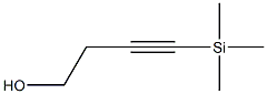 1-(Trimethylsilyl)-1-butyn-4-ol Structure