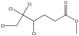 4,5,5,6-Tetrachlorocaproic acid methyl ester 结构式