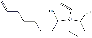  1-Ethyl-2-(6-heptenyl)-1-(1-hydroxyethyl)-4-imidazoline-1-ium