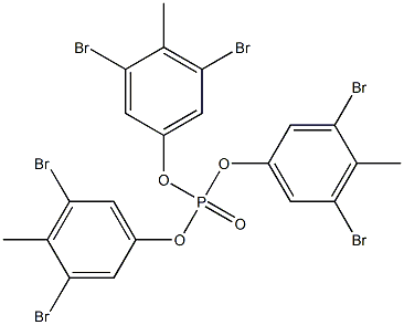 Phosphoric acid tris(3,5-dibromo-4-methylphenyl) ester Structure