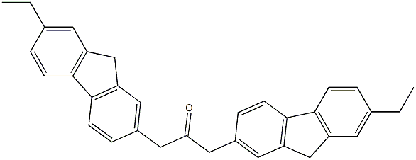 7-エチル-9H-フルオレン-2-イル(メチル)ケトン 化学構造式