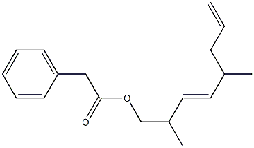 Phenylacetic acid 2,5-dimethyl-3,7-octadienyl ester