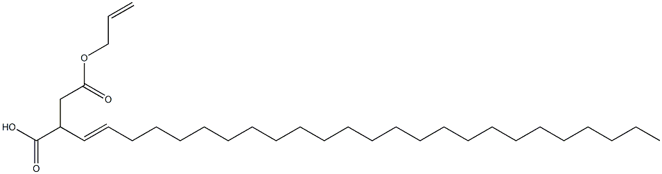 2-(1-ペンタコセニル)こはく酸1-水素4-アリル 化学構造式