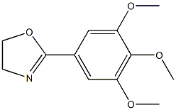 2-(3,4,5-Trimethoxyphenyl)-2-oxazoline 结构式