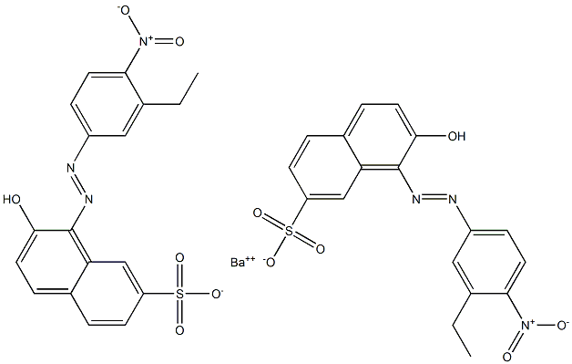 Bis[1-[(3-ethyl-4-nitrophenyl)azo]-2-hydroxy-7-naphthalenesulfonic acid]barium salt|