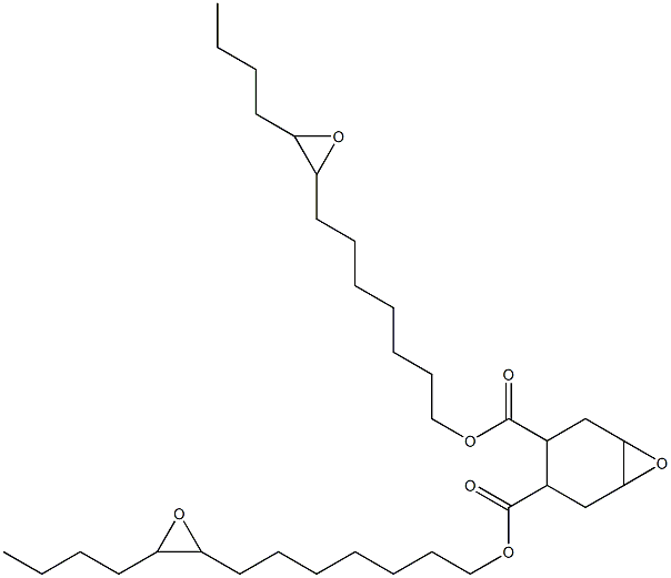 7-Oxabicyclo[4.1.0]heptane-3,4-dicarboxylic acid bis(8,9-epoxytridecan-1-yl) ester Structure