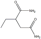 2-エチルスクシンアミド 化学構造式