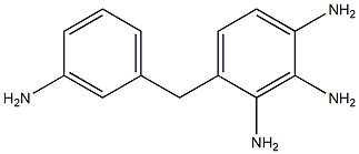 4-[(3-Aminophenyl)methyl]-1,2,3-benzenetriamine,,结构式