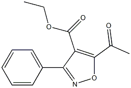 3-Phenyl-5-acetylisoxazole-4-carboxylic acid ethyl ester